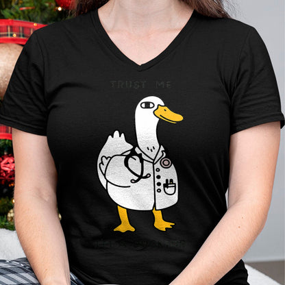 Best Doctor Shirt, Funny Doctor UnisexT-Shirt/Hoodie/Sweatshirt HLT00 - Trust Me Funny I_m A Ducktor - Doctor Sayings T-Shirt