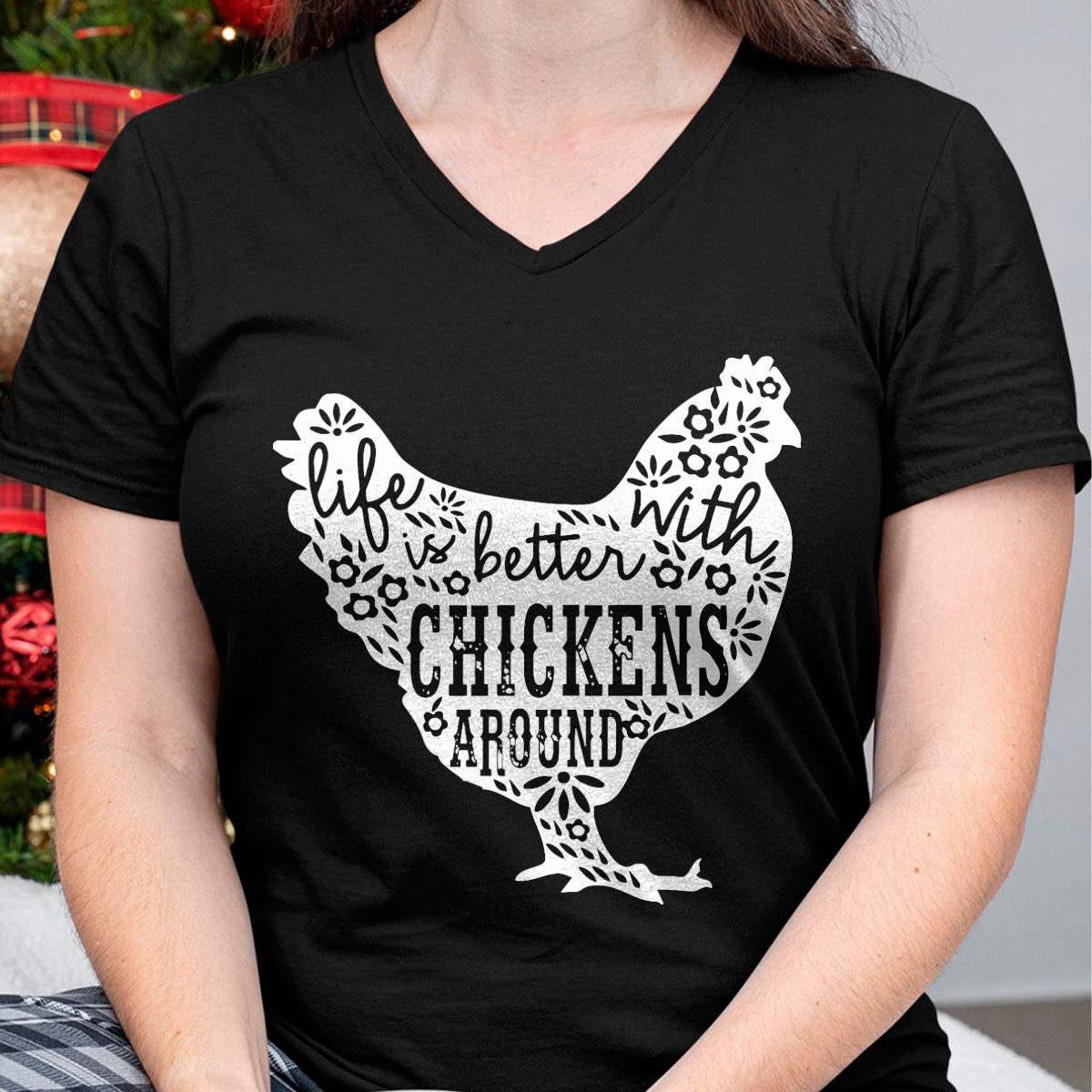 Best Farmer Life Shirt, Funny Farmer UnisexT-Shirt/Hoodie/Sweatshirt HLT00 - Life is Better With Chickens T Shirt Animal Pet Farmer Tee T-Shirt