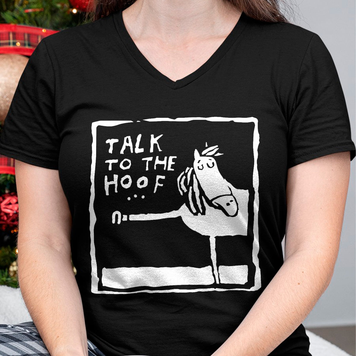Best Horse Lover Shirt , Funny Horse UnisexT-Shirt/Hoodie/Sweatshirt HLT00 - Funny Womens Funny Talk to The Hoof Horseback Riding T-Shirt