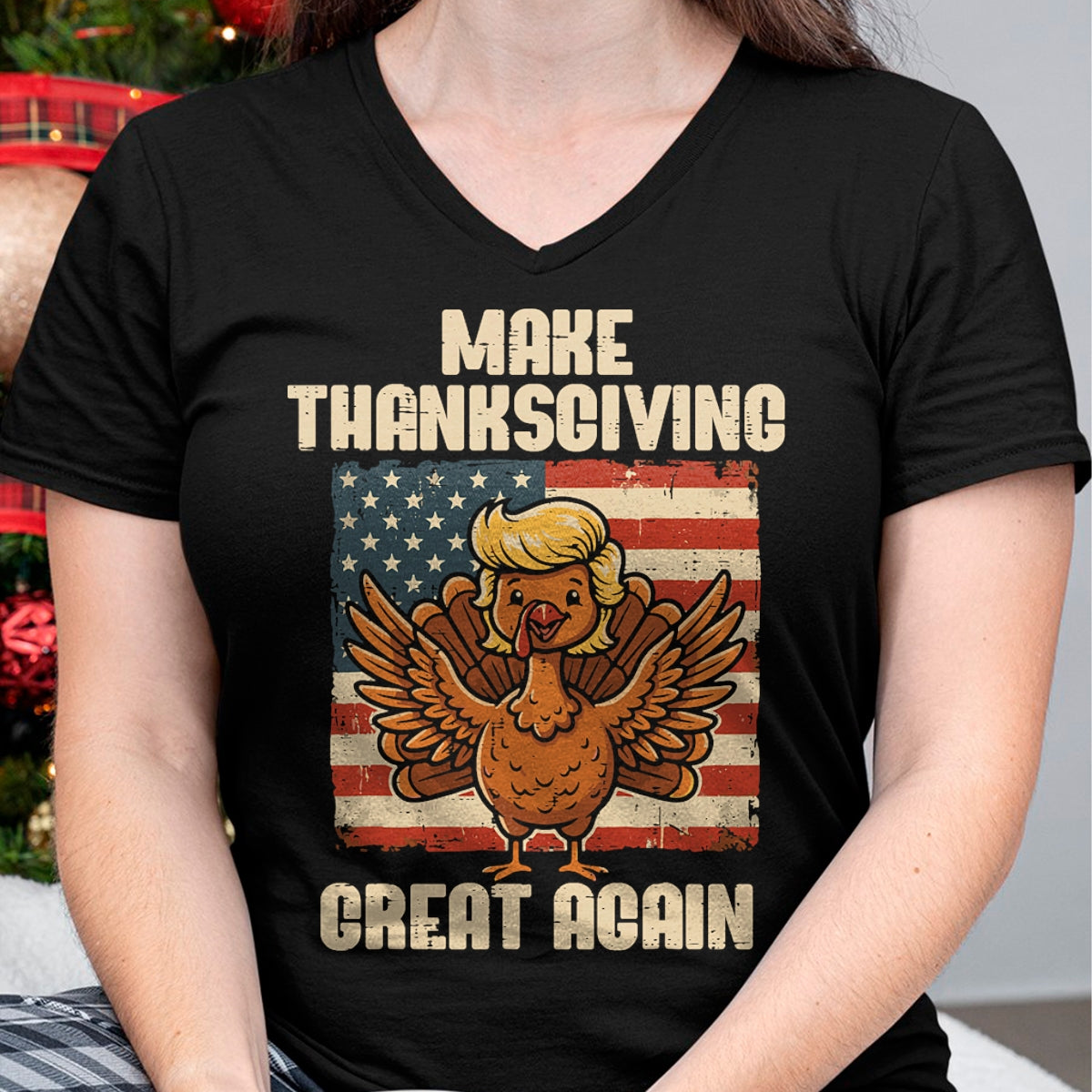 Best Thanksgiving Family Shirt , Funny Thanksgiving UnisexT-Shirt/Hoodie/Sweatshirt HLT00 - Make Thanksgiving Great Again Turkey Men Women Kids T-Shirt