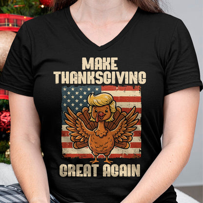 Best Thanksgiving Family Shirt , Funny Thanksgiving UnisexT-Shirt/Hoodie/Sweatshirt HLT00 - Make Thanksgiving Great Again Turkey Men Women Kids T-Shirt