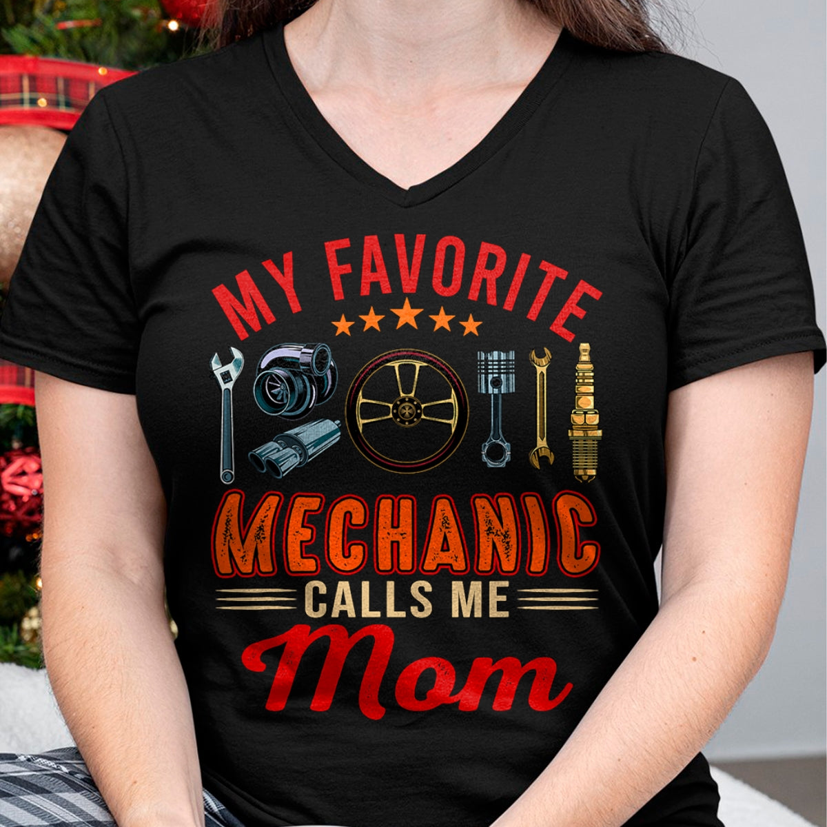 Best Mechanic Life Shirt, Funny Mechanic UnisexT-Shirt/Hoodie/Sweatshirt HLT00 - Vintage My Favorite Mechanic Calls Me Mom Funny Mechanic T-Shirt
