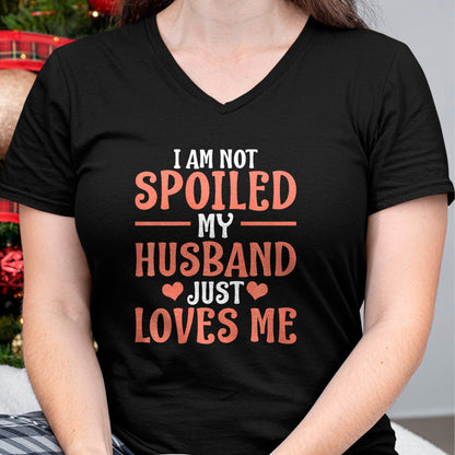 Best Wife Shirt, Wife and Husband Unisex T-Shirt/Hoodie/Sweatshirt HLT00 - Gift for wife T shirt, spoiled wife   Spoiled Wife Art For Women Girl Matching Couple Spoiled Wife P