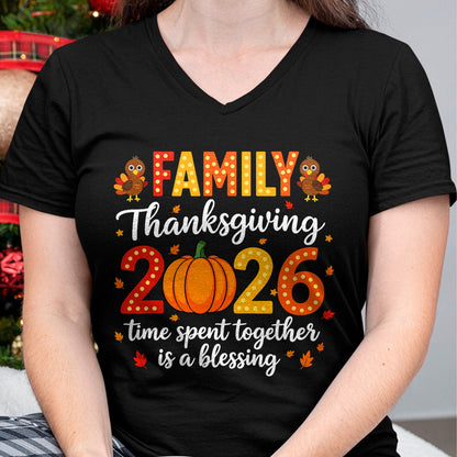Best Thanksgiving Family Shirt , Funny Thanksgiving UnisexT-Shirt/Hoodie/Sweatshirt HLT00 - Family Thanksgiving 2026 Thanksgiving Crew Turkey Matching T-Shirt (3)