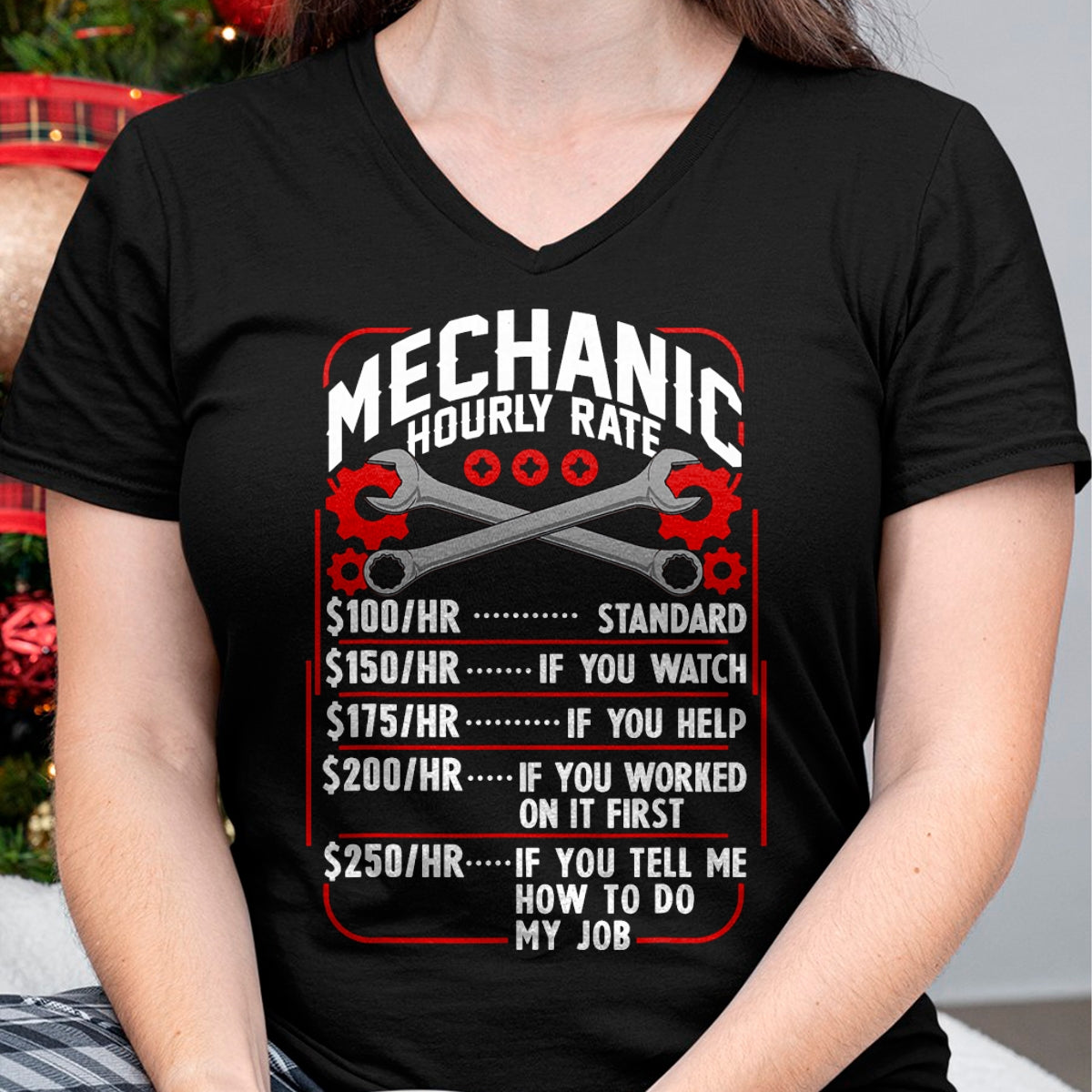 Best Mechanic Life Shirt, Funny Mechanic UnisexT-Shirt/Hoodie/Sweatshirt HLT00 - Mechanic Hourly Rate Car Auto Repairman Labor Rates T-Shirt