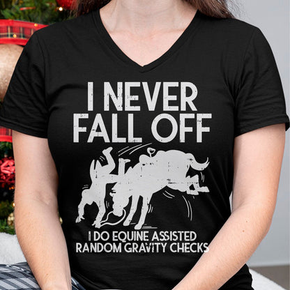 Best Horse Lover Shirt , Funny Horse UnisexT-Shirt/Hoodie/Sweatshirt HLT00 - Never Fall Off Horse Funny Horseback Riding Equestrian Gift T-Shirt