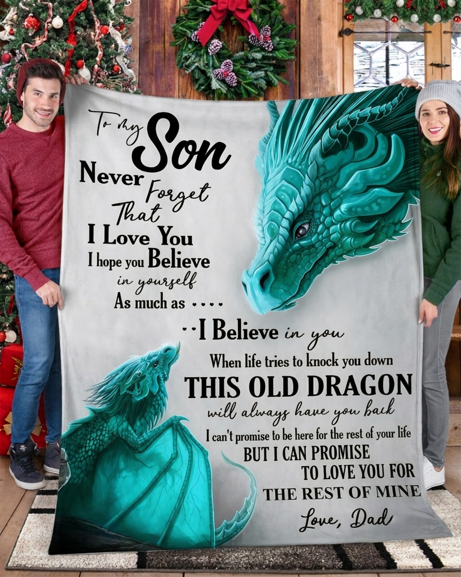 Special Gift For Your Son Blanket - From Dad (SKU2605-165)