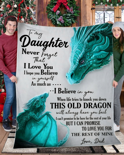 Special Gift For Your Daughter Blanket - From Dad (SKU2605-167)