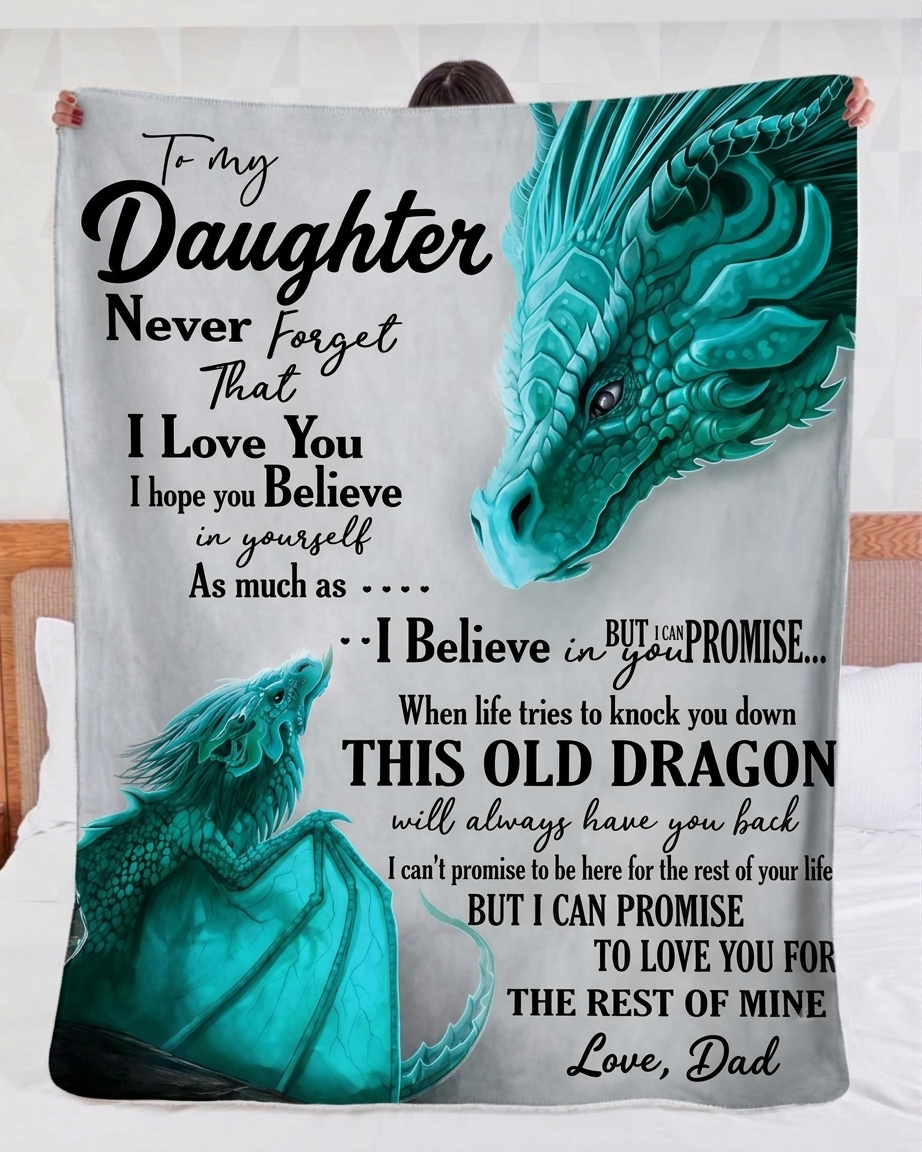 Special Gift For Your Daughter Blanket - From Dad (SKU2605-167)