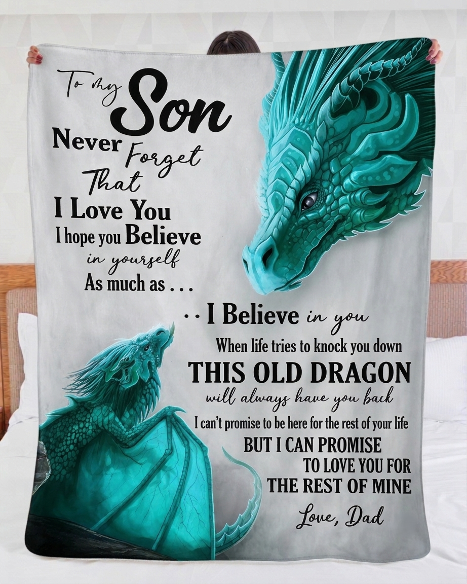 Special Gift For Your Son Blanket - From Dad (SKU2605-165)