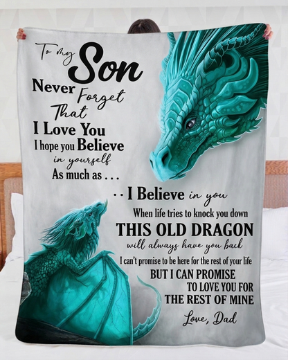 Special Gift For Your Son Blanket - From Dad (SKU2605-165)
