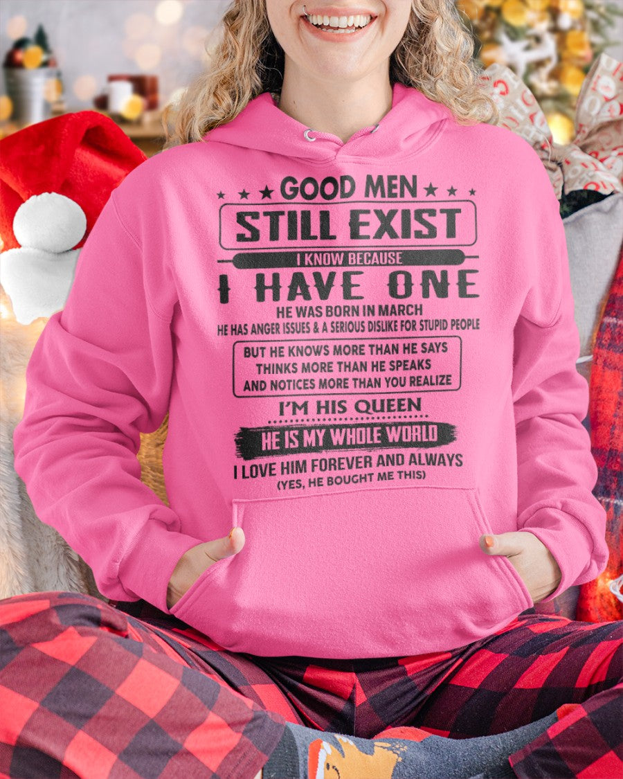 March - Good men Still Exist - gift for your girlfriend, wife from Husband - NGHL03 (SKU-GM-03)