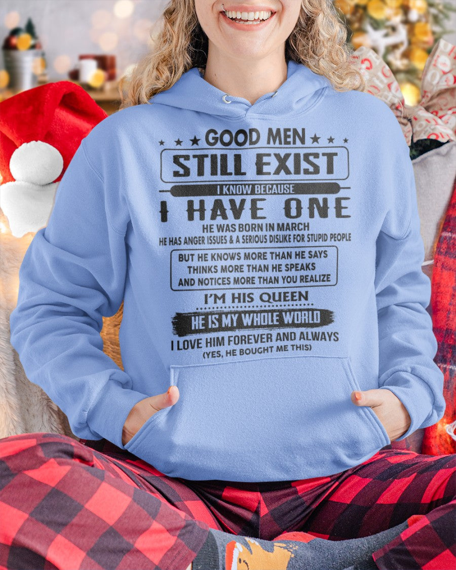 March - Good men Still Exist - gift for your girlfriend, wife from Husband - NGHL03 (SKU-GM-03)