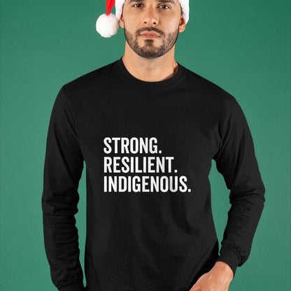 Native American T-Shirts, Vintage Native American Unisex T-Shirt/Hoodie/Sweatshirt HLT00 - Strong - Strong Resilient Indigenous Peoples_ Native Americans_ Day