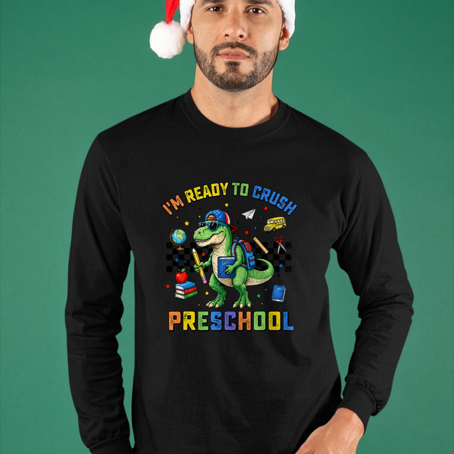 Best Dinosaur Lover Shirt, Funny Dinosaur UnisexT-Shirt/Hoodie/Sweatshirt HLT00 - Preschool Dinosaur Dino T-rex Back to School Kids Boys T-Shirt