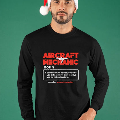 Best Mechanic Life Shirt, Funny Mechanic UnisexT-Shirt/Hoodie/Sweatshirt HLT00 - Aircraft Mechanic Definition Airplane Technician Men Women T-Shirt