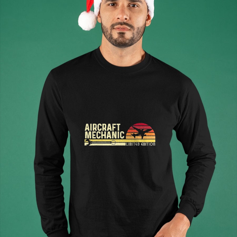 Best Mechanic Life Shirt, Funny Mechanic UnisexT-Shirt/Hoodie/Sweatshirt HLT00 - Aircraft Mechanic Limited Edition - Airplane Aviation Lover T-Shirt, Men, Black, 3X-Large