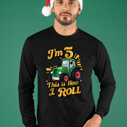 Best Farmer Life Shirt, Funny Farmer UnisexT-Shirt/Hoodie/Sweatshirt HLT00 - Kids Farm Green Tractor 5th Birthday Party Farmer Boy 5 Year Old T-Shirt