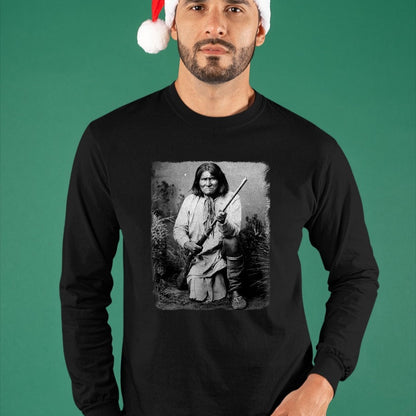 Native American T-Shirts, Vintage Native American Unisex T-Shirt/Hoodie/Sweatshirt HLT00 - Geronimo t Warrior Native American