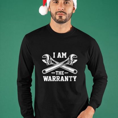 Best Mechanic Life Shirt, Funny Mechanic UnisexT-Shirt/Hoodie/Sweatshirt HLT00 - I Am The Warranty Crossed Wrench Proud Auto Mechanic T-Shirt
