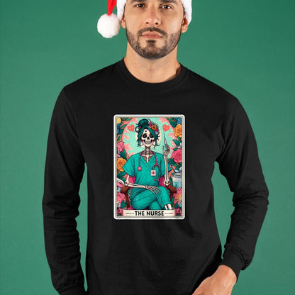 Funny Nurse Shirt, Nurse Unisex T-Shirt/Hoodie/Sweatshirt HLT00 - The Nurse Tarot Card T-Shirt