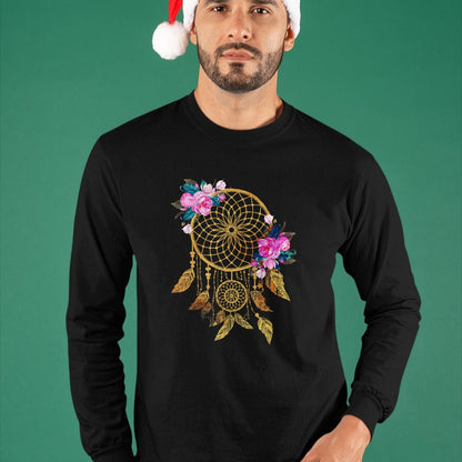 Native American T-Shirts, Vintage Native American Unisex T-Shirt/Hoodie/Sweatshirt HLT00 - Indigenous Tribe Floral Dreamcatcher Indian Native American