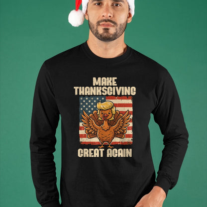 Best Thanksgiving Family Shirt , Funny Thanksgiving UnisexT-Shirt/Hoodie/Sweatshirt HLT00 - Make Thanksgiving Great Again Turkey Men Women Kids T-Shirt