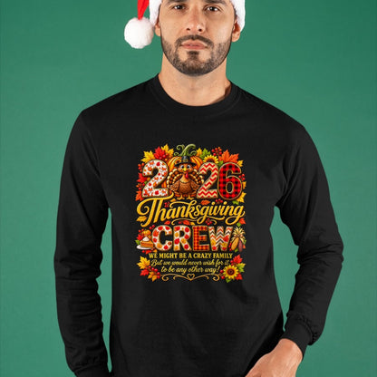 Best Thanksgiving Family Shirt , Funny Thanksgiving UnisexT-Shirt/Hoodie/Sweatshirt HLT00 - Family Thanksgiving 2026 Thanksgiving Crew Turkey Matching T-Shirt (5)