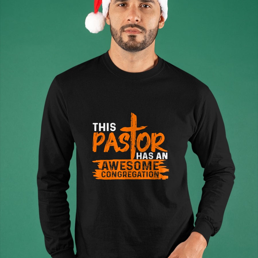 Best Wife Shirt, Wife and Husband Unisex T-Shirt/Hoodie/Sweatshirt HLT00 - Funny Pastor Appreciation Gift Men Christian Church Priest T-Shirt