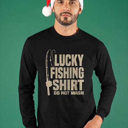 Gift for Dad Shirt, Funny Dad Unisex T-Shirt/Hoodie/Sweatshirt HLT00 – Lucky Fishing Top Do Not Wash. Great Gift for Dad Mom T-Shirt