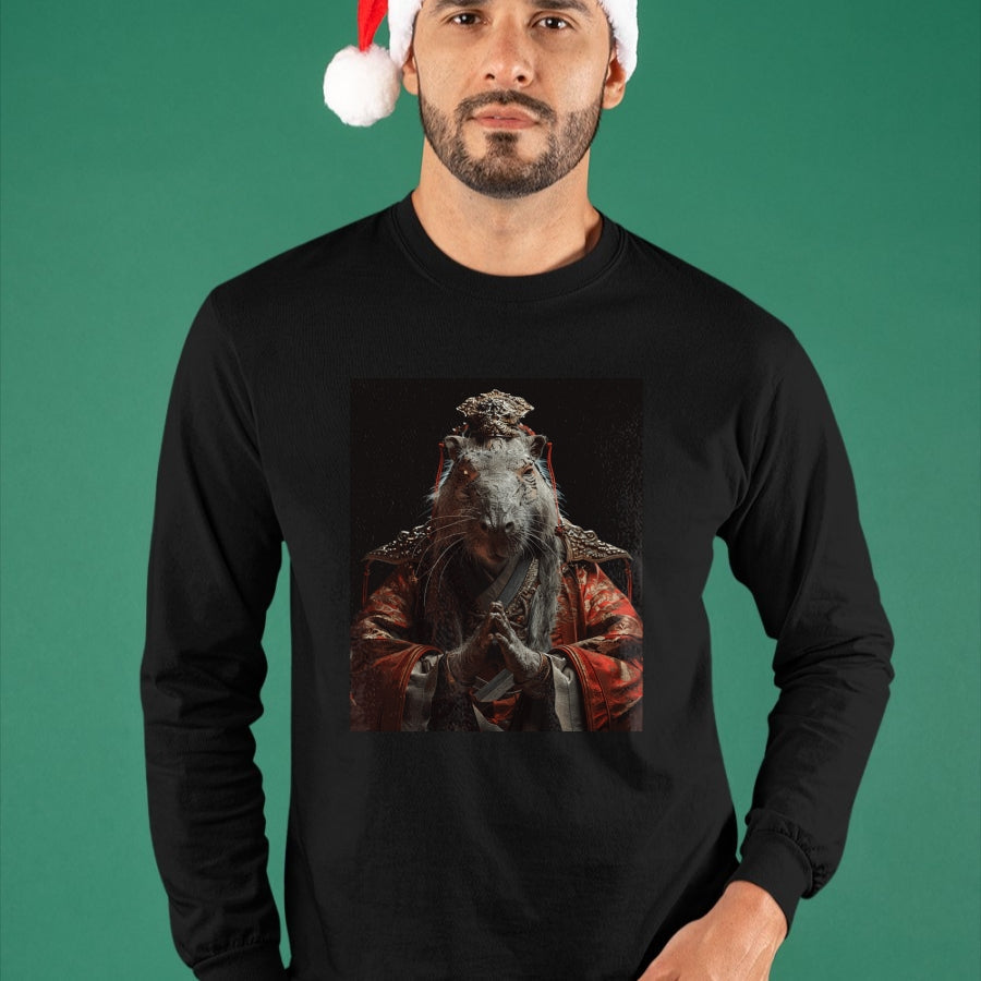 Cute Capybara Shirt, Funny Capybara Unisex T-Shirt/Hoodie/Sweatshirt HLT00 - Funny Graphic Capybara Long Sleeve T-Shirt (12)