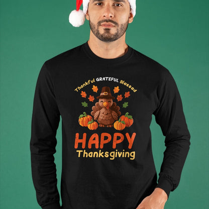 Best Thanksgiving Family Shirt , Funny Thanksgiving UnisexT-Shirt/Hoodie/Sweatshirt HLT00 - Happy Thanksgiving Turkey Coquette Thankful Fall Women Girl T-Shirt
