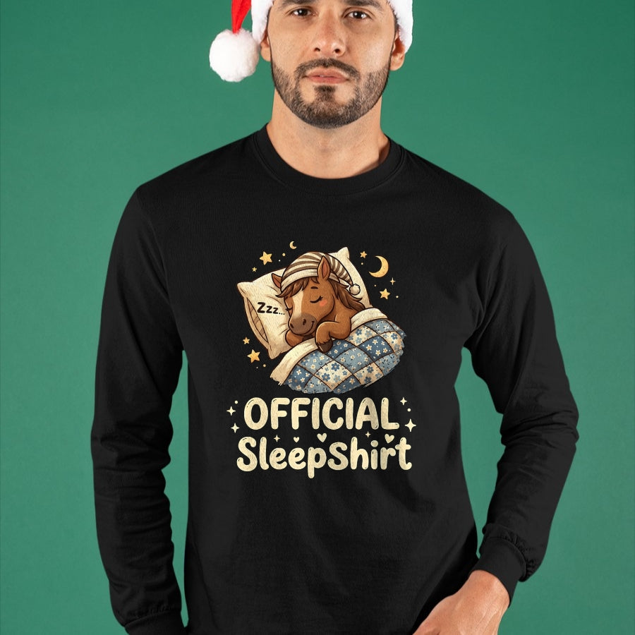 Best Horse Lover Shirt , Funny Horse UnisexT-Shirt/Hoodie/Sweatshirt HLT00 - Sleeping Horse Official Sleepshirt Sleepwear Pajama Bedtime T-Shirt