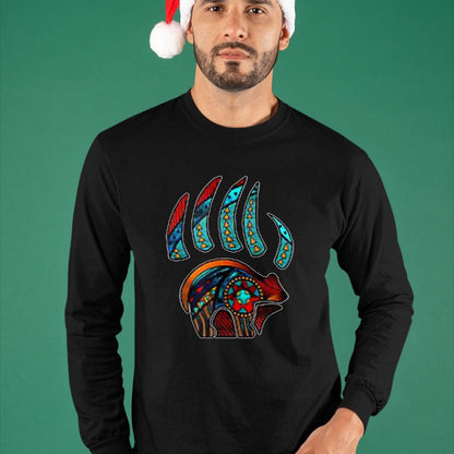 Native American T-Shirts, Vintage Native American Unisex T-Shirt/Hoodie/Sweatshirt HLT00 - Native American Bear Claw
