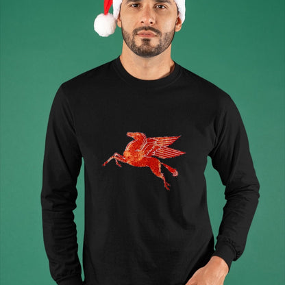 Best Horse Lover Shirt , Funny Horse UnisexT-Shirt/Hoodie/Sweatshirt HLT00 - Pegasus T-Shirt, Men, Black, 3X-Large