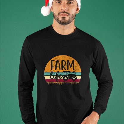 Best Farmer Life Shirt, Funny Farmer UnisexT-Shirt/Hoodie/Sweatshirt HLT00 - Retro Vintage Farm Life Farming Tractor Family Farmer Gift T-Shirt Small