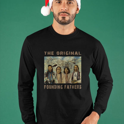 Native American T-Shirts, Vintage Native American Unisex T-Shirt/Hoodie/Sweatshirt HLT00 - Native American Original Founding Fathers
