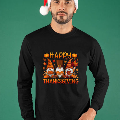 Best Thanksgiving Family Shirt , Funny Thanksgiving UnisexT-Shirt/Hoodie/Sweatshirt HLT00 - Happy Thanksgiving Gnomes for Turkey Day Family Dinner T-Shirt