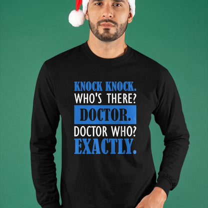 Best Doctor Shirt, Funny Doctor UnisexT-Shirt/Hoodie/Sweatshirt HLT00 - Funny Knock Knock. Who's There Doctor T-Shirt