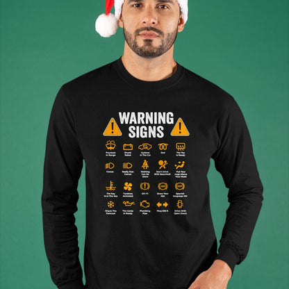 Best Mechanic Life Shirt, Funny Mechanic UnisexT-Shirt/Hoodie/Sweatshirt HLT00 - Funny Driving Warning Signs 101 Auto Mechanic Gift Driver Short Sleeve T-Shirt