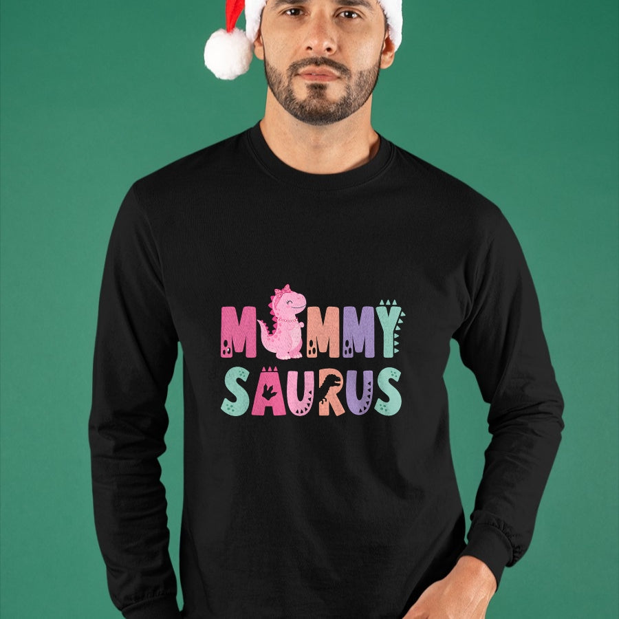 Best Dinosaur Lover Shirt, Funny Dinosaur UnisexT-Shirt/Hoodie/Sweatshirt HLT00 - Mommy Saurus Mom Dinosaur Three Rex Birthday Boy Girl T-Shirt