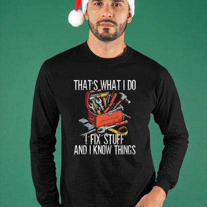 Best Mechanic Life Shirt, Funny Mechanic UnisexT-Shirt/Hoodie/Sweatshirt HLT00 - Handyman, That's What I Do I Fix Stuff, Craftsman T-Shirt