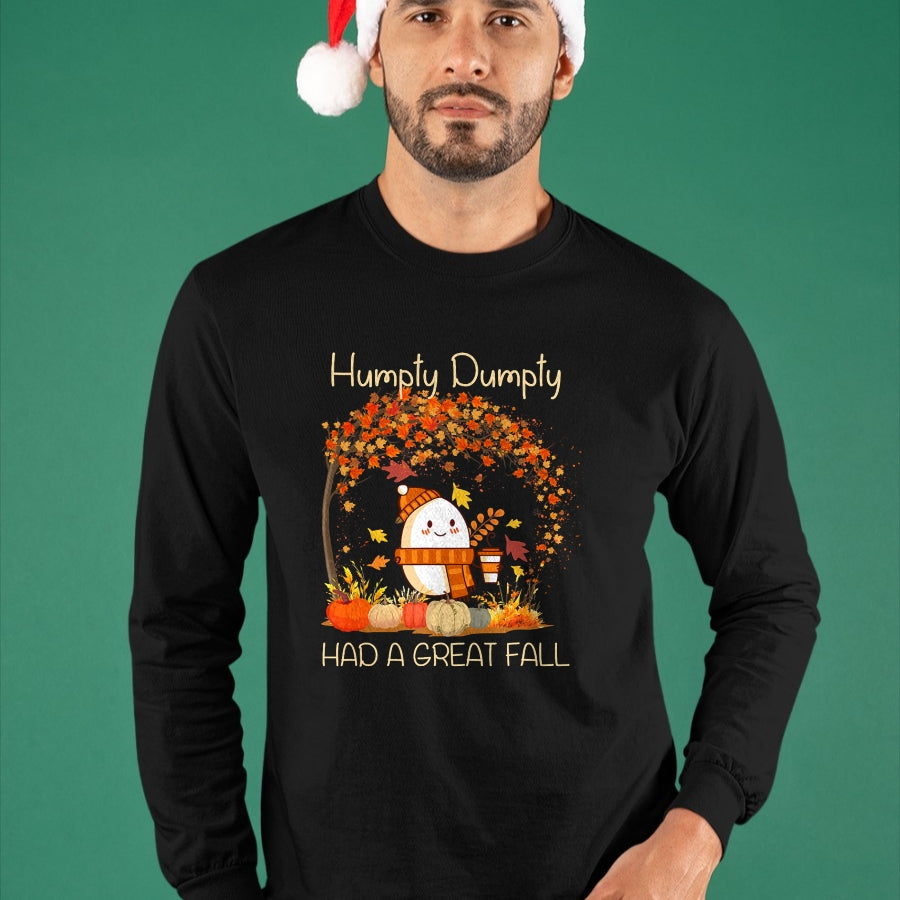 Best Thanksgiving Family Shirt , Funny Thanksgiving UnisexT-Shirt/Hoodie/Sweatshirt HLT00 - Humpty Dumpty Had A Great Fall Thanksgiving Autumn Halloween T-Shirt