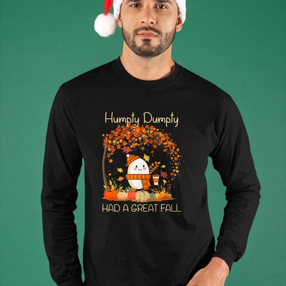 Best Thanksgiving Family Shirt , Funny Thanksgiving UnisexT-Shirt/Hoodie/Sweatshirt HLT00 - Humpty Dumpty Had A Great Fall Thanksgiving Autumn Halloween T-Shirt