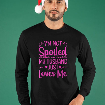 Best Wife Shirt, Wife and Husband Unisex T-Shirt/Hoodie/Sweatshirt HLT00 - Gift for wife T shirt, spoiled wife   Funny Spoiled Wife Art For Women Girls Husband Spoiled Wife Ra (8)