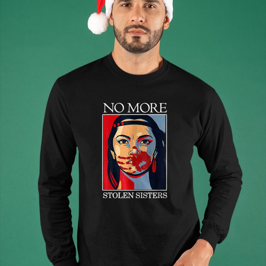 Native American T-Shirts, Vintage Native American Unisex T-Shirt/Hoodie/Sweatshirt HLT00 - Honor Awareness Native Americans No More Stolen Sisters