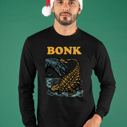 Best Dinosaur Lover Shirt, Funny Dinosaur UnisexT-Shirt/Hoodie/Sweatshirt HLT00 - Bonk Dinosaur Funny Prehistoric Humor Design T-Shirt