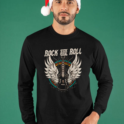 Guitar Lover Shirt, Funny Guitar UnisexT-Shirt/Hoodie/Sweatshirt HLT00 - Rock and Roll Guitar Vintage Rock Music T-Shirt, Men, Black, Large