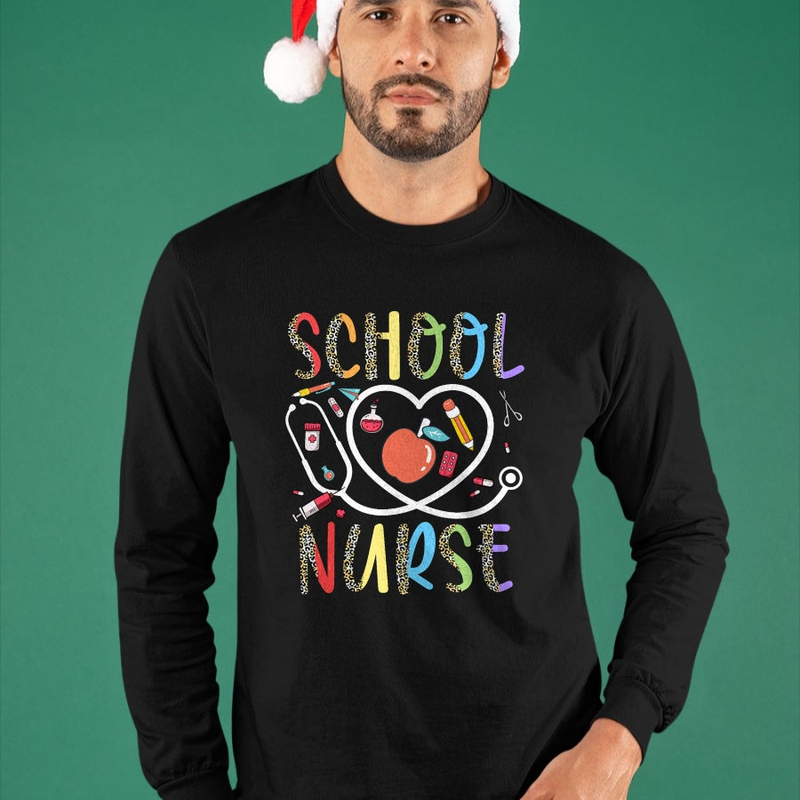 Funny Nurse Shirt, Nurse Unisex T-Shirt/Hoodie/Sweatshirt HLT00 - School Nurse Appreciation Nursing Nurse Day & Nurse Week T-Shirt