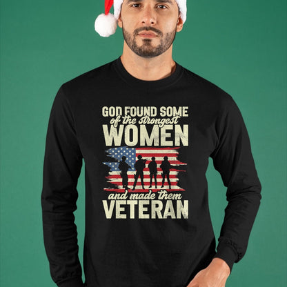 Proud Veteran Shirt, Funny Veteran UnisexT-Shirt/Hoodie/Sweatshirt HLT00 - Female Veteran Veteran_s Day Women Veteran Soldier Patriotic T-Shirt